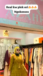 Gamis Hindi Anjeli lemon Burgundy depan bordir