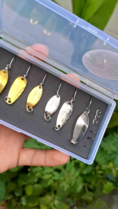 เหยื่อสปูนตกปลา ไมโครสปูนตกปลาขนาดเล็ก6ชิ้น