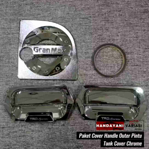 Paket Cover Handle Outer Pintu Tank Cover Daihatsu Gran Max Chrome