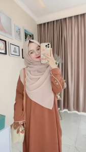 HA STORE Abaya Daily Dress Gamis Batwing Oversize Crinkle Premium