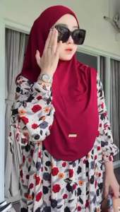 Sharena Set Hijab By Meisa: Setelan Gamis & Bergo Wanita