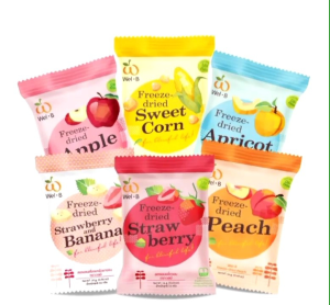 Wel-B Freeze Dried Fruits ( Apricot / Sweetcorn / Peach / Strawberry / Strawberry & Banana / Apple )