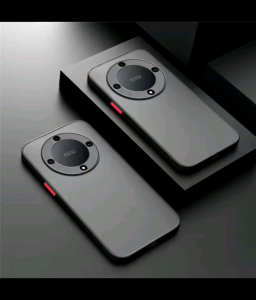 Jencase Matte Transparent Grey Case for Realme 12X 12 Pro Plus 12 5G 11 Pro Plus Hard PC Back Protection TPU Soft Flame Protective Phone Casing