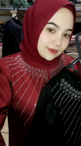 RIANA DRESS MUSLIM LENGAN BALON/DRESS VERSI PAYET BAHAN SYAKILA PREMIUM SUPER LEMBUT/DRESS LEBARAN TERBARU