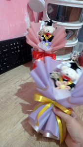 Buket mini Boneka bear mini Wisuda Toga / GRADUATION