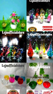 Hiasan Pajangan Prakarya Souvenir Kaca Bentuk Cemara