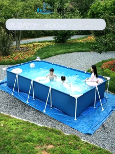 Hồ bơi khung kim loại chính hãng Bestway Kích thước:4m x2m11 cao 81cm  bể bơi cho bé  đồ chơi vận động cho trẻ