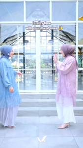 VENTE | Airy Tunik Wanita Muslimah Terbaru | Tunik Wanita Lengan Panjang | Atasan Tunik Wanita