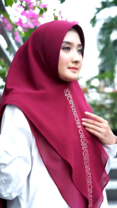 Hijab Syari Polos - Kejora Khimar Syari