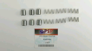 Peloran Stater Karisma (Harga Per Set Sesuai Foto) - Mimis Pelor Gotri Dobel Starter One Way Wanwey + Per Peer Pir Honda Kharisma X Karisma D Kirana Supra X 125