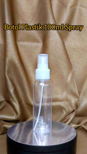 Botol spray Plastik 100ml Bening Tebal Botol Parfum Serba Guna