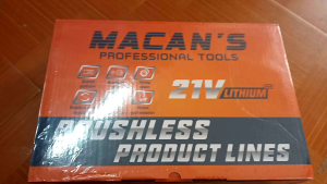 Máy Khoan Pin 3 chức năng đầu 13mm Không Chổi Than MACAN 21V 4.0Ah - mã 6013 chính hãng tặng kèm túi đựng máy