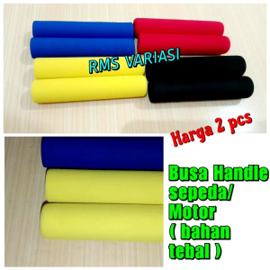 Busa Handle Sepeda Motor/Sarung handle bahan busa tebal(universal Sepeda Motor) Harga 2 PCS