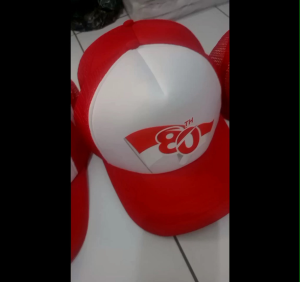 TOPI HUT RI 80 TAHUN / TOPI TRUCKER HUT RI KE 80 / TOPI JARING KEMERDEKAAN RI 80 BISA BAYAR DITEMPAT (COD) Pria Wanita Dewasa
