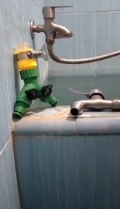 Konektor Adaptor Cepat Kran Air Y Cabang Untuk Standard Keran Rumah \"1/2\" & \"3/4\"