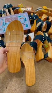 GUỐC GỖ CAO GÓT 5CM QUAI TRONG TRƠN