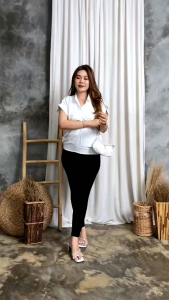 Blouse Atasan Korea Cocoon: Desain Klasik & Nyaman
