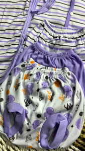 Baju Bayi Warna Lilac & Perlengkapan Bayi