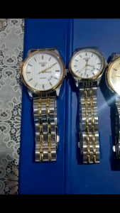 New Abbasy Watch JAM TANGAN RANTAI KOMBINASI WANITA DAN PRIA JAM TANGAN PRIA WANITA POPULER/TANGGAL AKTIF.