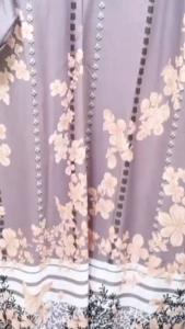 gamis bunga "wanita dewasa murah bahan adem dan awet