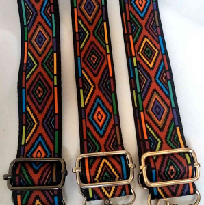 TALI SELEMPANG TAS WANITA MOTIF WARNA WARNI