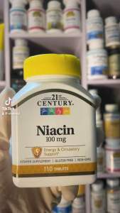 [MỸ] viên niacin 100mg 110 viên 21st Century