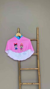 Hijab Instan Anak Motif LOL Pink: Desain Keren & Motif Lucu