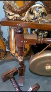 Gong Peresmian Bahan Besi Pencu Kuningan Dim 55 cm