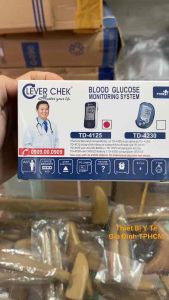 Máy đo đường huyết Clever Check chính hãng tặng kèm 25 que+bút+kim