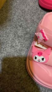 Sandal Anak Perempuan Ban2 Tali belakang Kuromi Kekinian