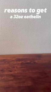 Eathelin 32 oz (950ml) Stainless Steel Sports Water Bottle with 3 Lids and Silicone Boot