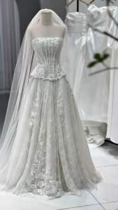 VÁY CÚP ĐI BÀN CROSET HOA PHONG CÁCH HOA HẬU ĐỖ HÀ