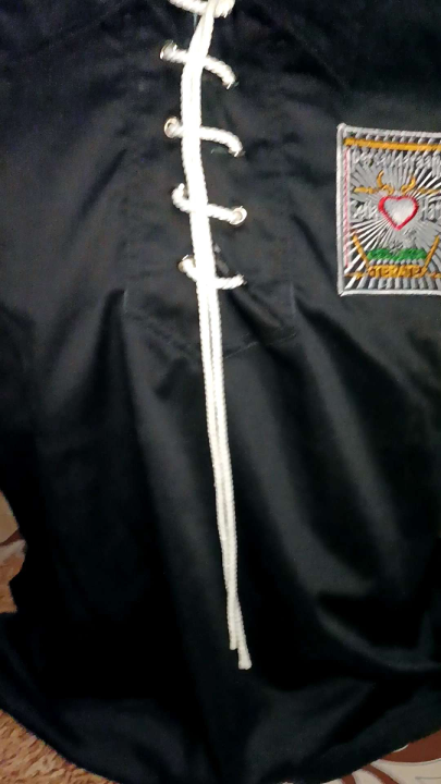 SERAGAM SAKRAL PSHT-SAKRAL WARGA PSHT- SAKRAL WARGA PSHT Nagata/ blak jet ATASAN SAJA PROMO MURAH-Atasan Sakral Warga PSHT Nagata drill Polos Berlabel Pusat Madiun(atasan) sakral warga psht nagata drill/ seragam silat / seragam bela diri