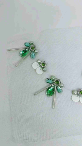 Payet Rangkai Kristal Cangkang Bunga & Aksesoris Fashion Wanita