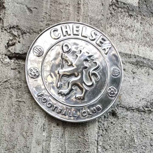 Dekorasi Keren dengan Logo Chelsea Logam Aluminium Cor 3D