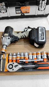 Bộ tuýp tự động 12 chi tiết từ 8-24mm cán CAM Loại Lớn dùng để mở ÔTÔ  XE MÁY thép CR-v dùng để vặn đai ốc