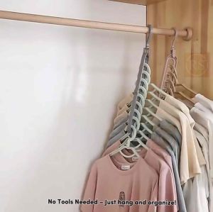 ❤Magic Wardrobe Hanger❤Closet Organizer Rack Storage Divider Shelves Cabinet Clothes ❤️SG Seller❤️