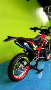 Knalpot CRF Custom Cabang Norifumi Rocket 4 KLX Dtracker