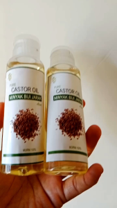 castor oil murni 100ml/minyak jarak murni 1liter/minyak jarak 100ml