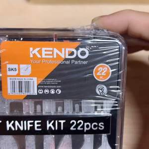 KENDO 22PC Professional Antique Aluminium Handle Hobby Carving Knife Set - KD80206