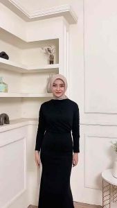 Lunar Mermaid Skirt - Rok Span - Mermaid Skirt - Rok Flare Wanita - Rok Mermaid Basic Polos - Mermaid Maxi Skirt Rok Panjang Wanita