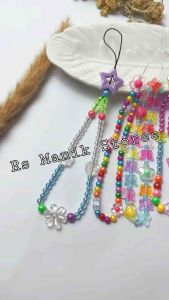 COD Gantungan HP bracelet gelang / Lanyard HP estetik / Phone Strap Beads / Tali HP / Strap HP Blackpink / Gantungan Kamera / Gantungan HP Korea / Gantungan HP PIta mote / Strap HP Homade Akrilik manik Mote - Rs manik storee
