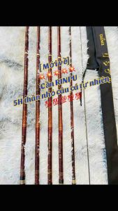 Cần 5H -37i RINPU thân nhỏ xoắn carbocâu rô chép cảm giác độc lạ Size 27 36 39 45 54 Ngọn 1.2li Phân bổ lực 28i Câu cảm giác cá tự nhiên rô chép....