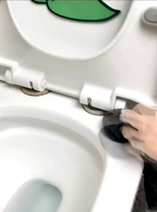 OHHDEER Disposable Toilet Cleaning Brush with 10PCS Refills for Toilet Bowl Cleaning Tools Window Crevice Brush