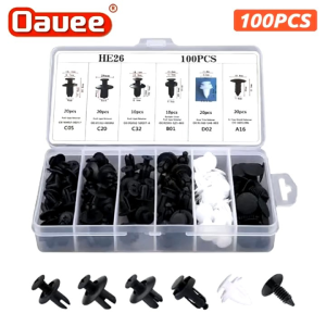 BESGOU Klip Kancing Mobil Baut Rivet Plier Clip Trim Panel 100 PCS - HE26 - Multi-Color