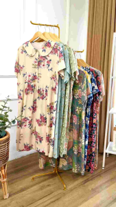 Daster Rayon Premium Candy Dress Daster Bunga Daster Wanita Lengan Pendek