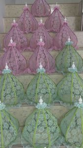 ฝาชีครอบขันหมาก หรือกระโจม คลุมขันหมาก สวยๆจ้า