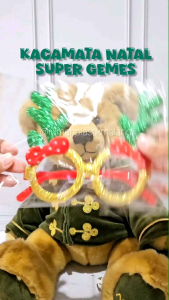 Kacamata Natal Snowman Santa & Dekorasi Pesta