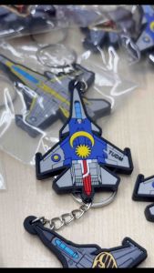 Keychain Rubber Flight Hornet Sukhoi Skuadron