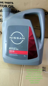 NISSAN ENGINE OIL SP/GF6 FULLY SYNTHETIC 5W30 + OIL FILTER/ MINYAK HITAM SENTRA SYLPHY LATIO ALMERA TEANA X-TRAIL